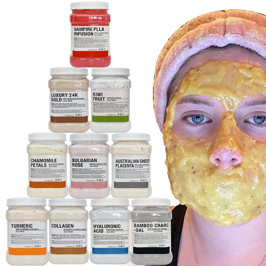 6PCS Jelly Mask Powder Wholesale 650G Professional Hydrojelly Masks Beauty Salon Use Facial Skin Care Products