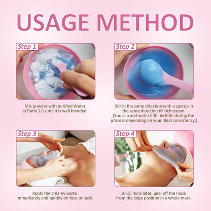 6PCS Jelly Mask Powder Wholesale 650G Professional Hydrojelly Masks Beauty Salon Use Facial Skin Care Products