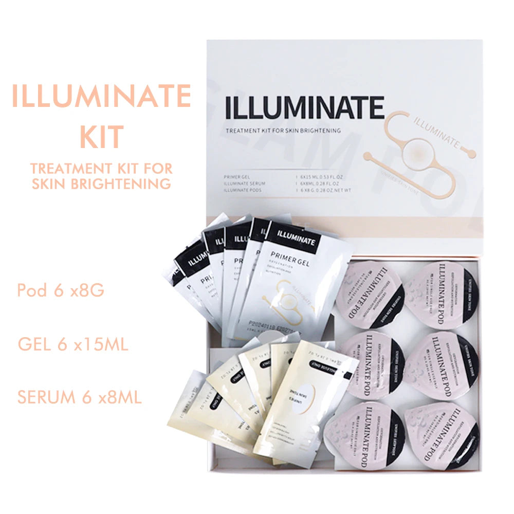 Glam Revive Hydrate Detox Illuminate kit Pods Serum Facial SPA Serum For Bubble Beauty Machine Facial Aqua CO2 Serum Gels