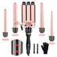 New Design Waver Hair Curler Hot Selling Interchangeable Curling Iron Set Wholesale Rotating Curling Iron