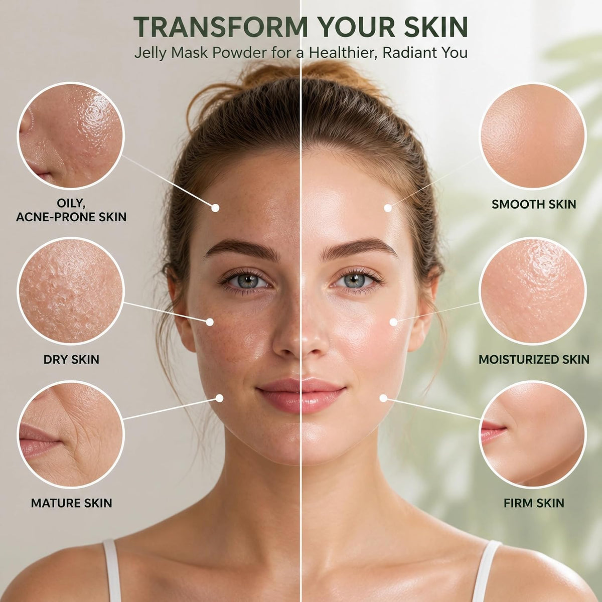 SPA Hydro Jelly Mask Powder Salmon DNA PDRN Peel Off Modeling Moisturizing Facial Mask for Dry Skin Care 650G