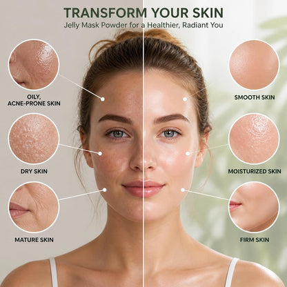 SPA Hydro Jelly Mask Powder Salmon DNA PDRN Peel Off Modeling Moisturizing Facial Mask for Dry Skin Care 650G