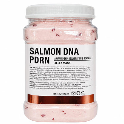 SPA Hydro Jelly Mask Powder Salmon DNA PDRN Peel Off Modeling Moisturizing Facial Mask for Dry Skin Care 650G