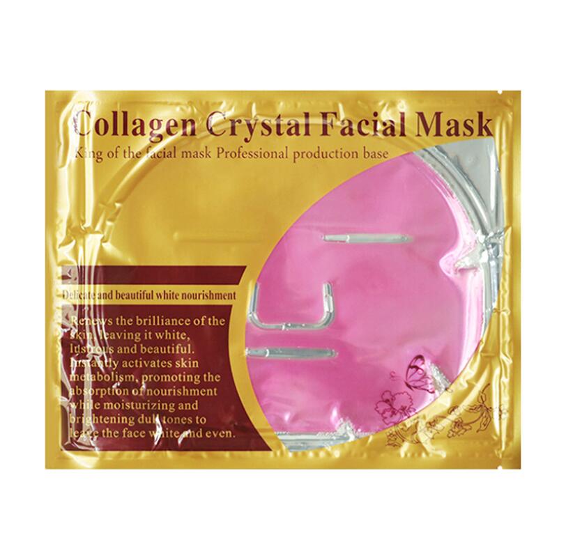 60/25/10PCS Gold Bio-Collagen Facial Mask Anti Wrinkle Crystal Powder Mask Anti Aging Oil-Control Beauty Skincare Pack Wholesale