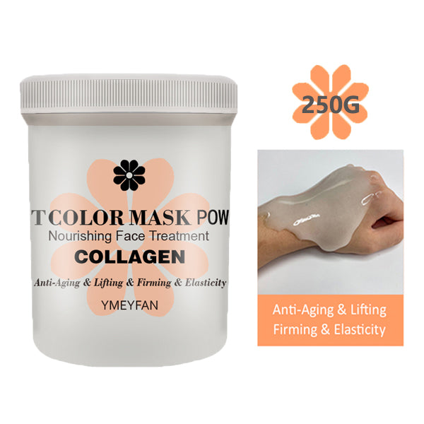 Natural Soft Hydro Jelly Mask Powder Set Peel Off Rubber Facial Mask Jar SPA Whitening Rose Collagen Hyaluronic Acid Skincare