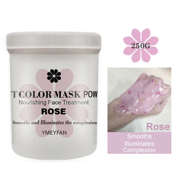 Natural Soft Hydro Jelly Mask Powder Set Peel Off Rubber Facial Mask Jar SPA Whitening Rose Collagen Hyaluronic Acid Skincare